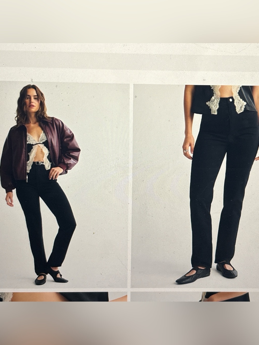 Abercrombie & Fitch Black High-Rise Straight Jeans
